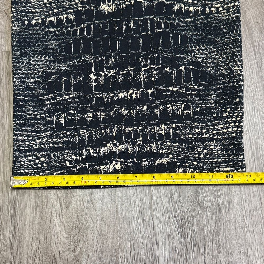 McQ ALEXANDER MCQUEEN Croc Print Pencil Skirt S - Picture 11 of 11